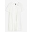 H&M Falbaniasta sukienka dżersejowa - 1139178003 Biały