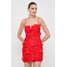 Bardot sukienka 59118DB.FIRE.RED
