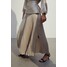 H&M Plisowana spódnica z satyny - 1186912002 Jasny szarobeżowy