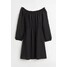 H&M Sukienka z odkrytymi ramionami - 1079832001 Czarny