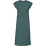 Bonprix Sukienka shirtowa z bawełny organicznej zielono-szary