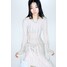 H&M Dzianinowa sukienka bodycon - 1225330002 Jasny szarobeżowy