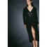 H&M Kopertowa sukienka z cekinami - 1205467001 Czarny