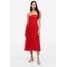 H&M Koronkowa sukienka bandeau - 1172532002 Czerwony