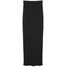 Cropp Czarna spódnica midi z rozcięciem 0027Z-99X
