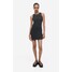 H&M Sukienka bodycon z wycięciami - 1145495002 Czarny
