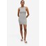 H&M Sukienka bodycon z wycięciami - 1145495001 Szary