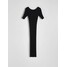 Reserved Prążkowana sukienka midi ZT040-99X