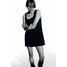 H&M Trapezowa sukienka - 1211199002 Ciemnoszary melanż
