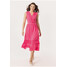 Quiosque Różowa sukienka z falbanką 4UC009501