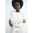 H&M Haftowana sukienka - 1229107001 Biały