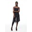 H&M Asymetryczna sukienka z siateczki - 1208763001 Czarny