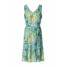 Quiosque Zielona sukienka w kwiatowe wzory 4UF016916