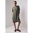 H&M Tunikowa sukienka z wiskozy - 1214786005 Ciemna zieleń khaki