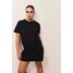 H&M Bawełniana sukienka T-shirtowa - 0841434026 Czarny