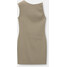 Pull&Bear Krótka asymetryczna sukienka z odkrytymi plecami 3390/347