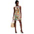 Desigual Krótka sukienka z pocztówkami arty Stella Jean 24SWVW999019
