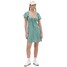 Cropp Zielona sukienka mini w stokrotki 0261Z-70X