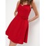 Mohito Czerwona sukienka mini na ramiączkach 854CH-33X
