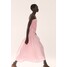 H&M Długa sukienka z marszczeniem - Kwadratowy dekolt - Bez rękawów - 1234955003 Jasnoróżowy