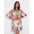 GUESS Sukienka mini z kwiatowym printem W4PK1LWGFW0-P55N