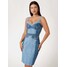 GUESS Denimowa sukienka mini fason bodycon W4YK02D5DX2-4RKS