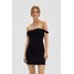 Saint Body sukienka OFF SHOULDER MINI DRESS BLACK SB.528