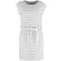TWINTIP Sukienka z dżerseju grey melange/white TW421C00X-C11