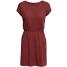 H&M Dżersejowa sukienka 0202017053 Ciemnoczerwony