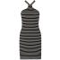 Topshop Sukienka z dżerseju monochrome TP721C04M-C11
