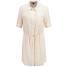 Topshop UTILITY Sukienka koszulowa cream TP721C07K-A11
