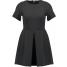 Topshop Sukienka z dżerseju black TP721C077-Q11