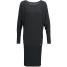SET Sukienka dzianinowa black S1721C01I-Q11