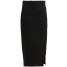 Selected Femme SFPLESA Długa spódnica black SE521B02H-Q11
