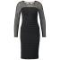 Wallis Sukienka z dżerseju black WL521C01T-Q11