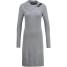Tom Tailor Sukienka dzianinowa dark silver grey TO221C03B-C11