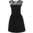 Superdry Sukienka z dżerseju black SU221C03N-Q11
