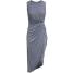 WAL G. Sukienka letnia grey WG021C02E-C11
