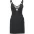 Versus Versace Sukienka z dżerseju black VE021C01E-Q11