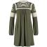 Topshop Sukienka z dżerseju khaki/olive TP721C0B3-N11