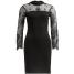 Topshop Sukienka z dżerseju black TP721C0AX-Q11