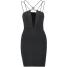 Versus Versace Sukienka z dżerseju black VE021C01D-Q11