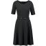 Wallis Sukienka z dżerseju black WL521C02Q-Q11