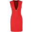 Versus Versace Sukienka etui rosso VE021C018-G11