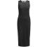 Urban Classics Sukienka z dżerseju black UR621C003-Q11