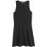 H&M Sukienka w strukturalny wzór 0374326003 Czarny