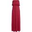 H&M Sukienka bandeau 0370478001 Ciemnoczerwony