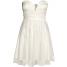 H&M Tiulowa sukienka 0395912001 Biały
