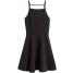 H&M Dżersejowa sukienka 0316553024 Czarny