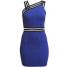 Topshop Sukienka dzianinowa brightblue TP721C0DW-K11